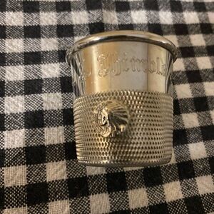 Silver Thimble with Engraving